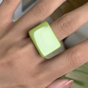 Anillo Bold Square