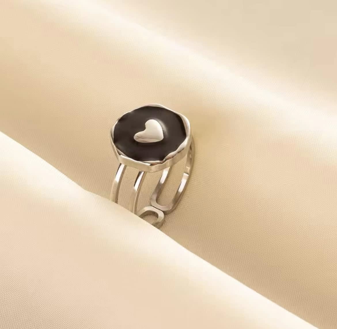 Anillo Icono Ajustable Esmaltado