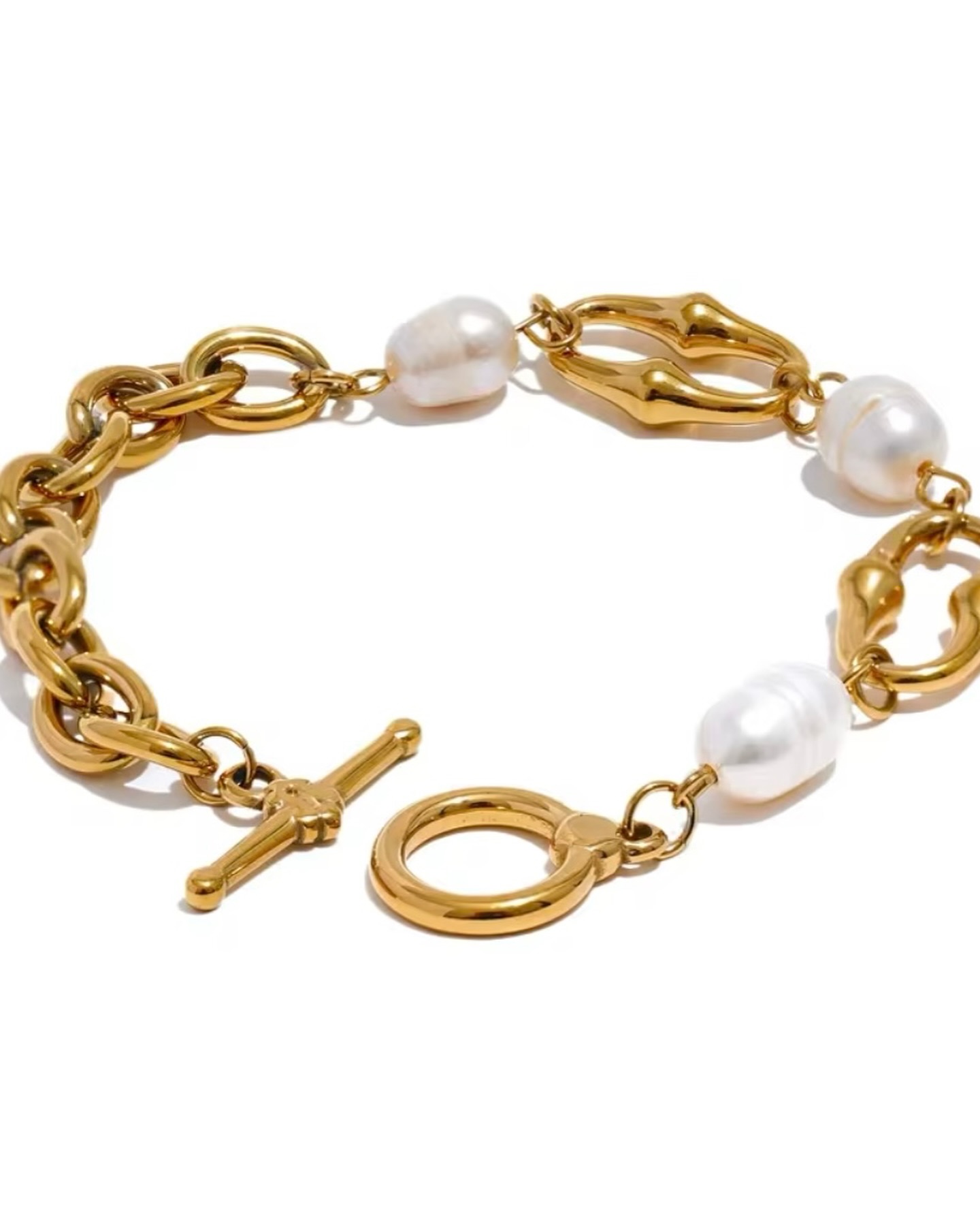 Pulsera Cadena Perla