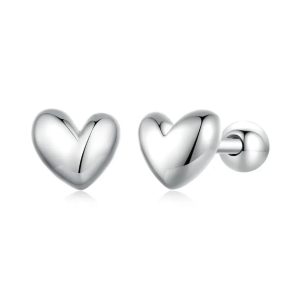 Piercings de Corazón Minimalista en Acero Inoxidable