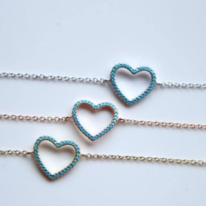 Pulsera "Corazón Brillante"