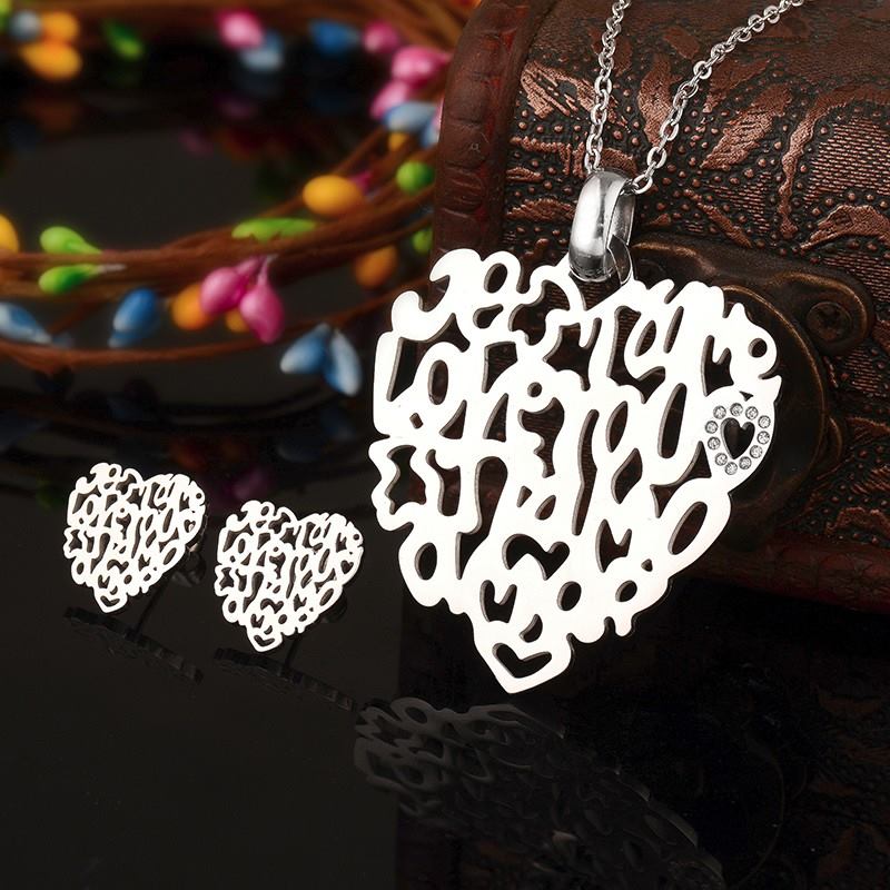 Set de joyería "Love Script" - Image 2