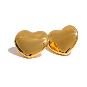 Aros “Corazón Brillante”