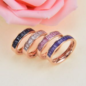 Anillos con cristales