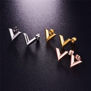 Aretes Minimalistas V Chevron