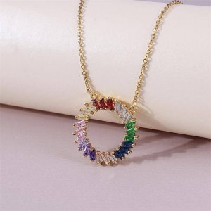 Collar con cristales Rainbow