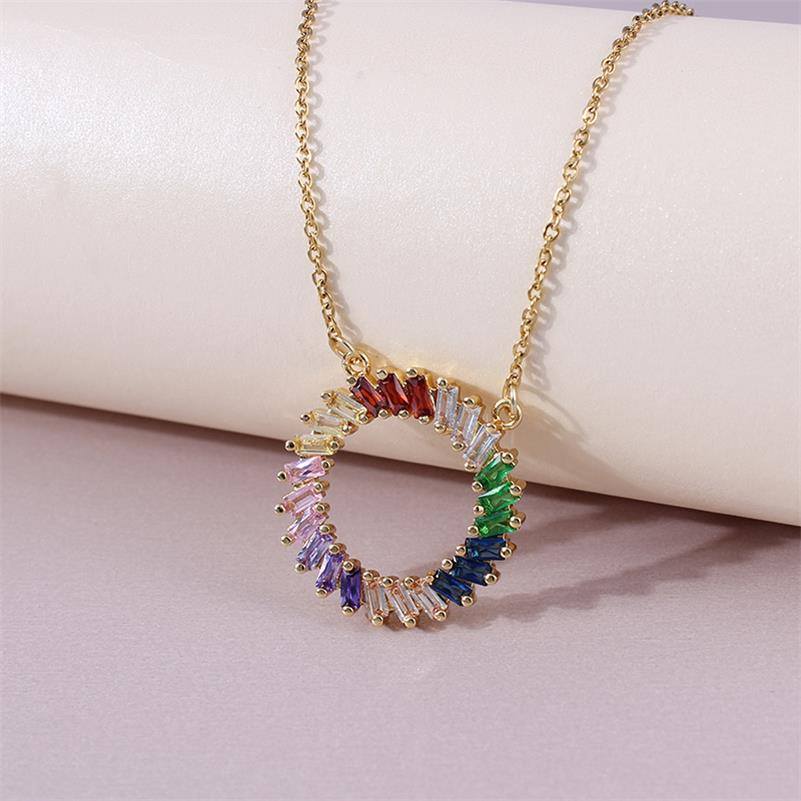 Collar con cristales Rainbow