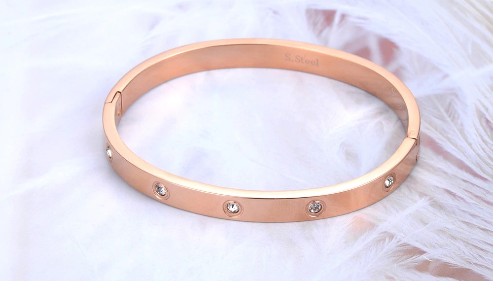 Pulsera Glam Rose con Cristales