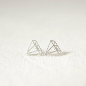 Aretes “Diamante Geométrico” mini