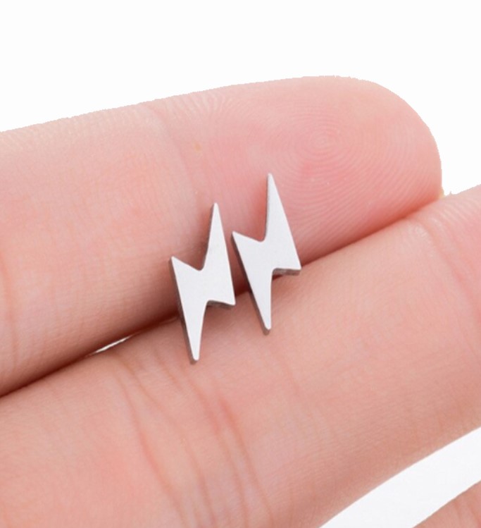 Aretes “Rayo de Energía” mini