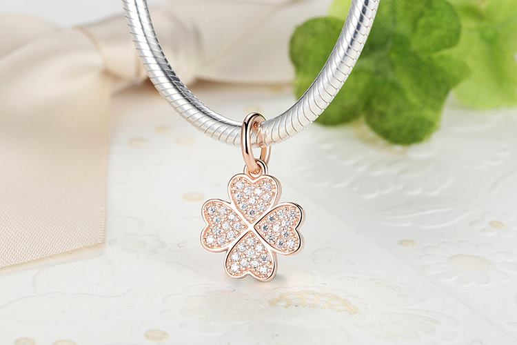 Charm Colgante Trébol 4 hojas