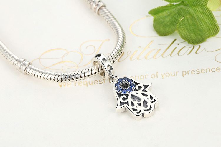 Charm colgante Hamsa y Nazar