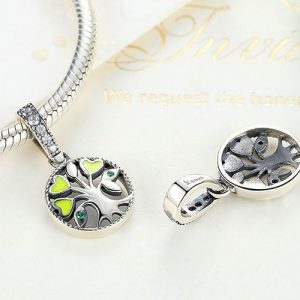 Charm Colgante Árbol de la Vida (Verde)