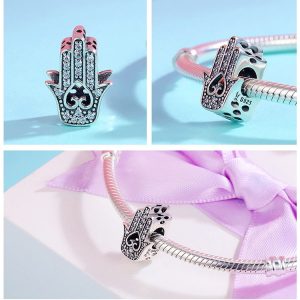 Charm Hamsa con cristales