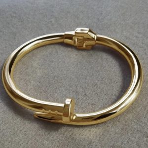 Pulsera Clavo de Acero Inoxidable – Estilo Industrial Minimalista