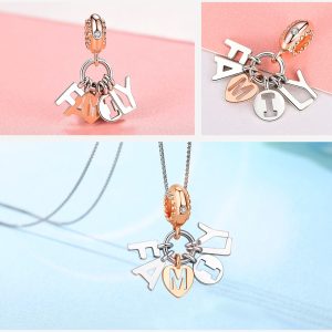 Charm Colgante Familia (bicolor)