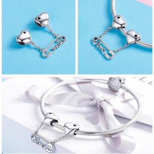 Charm Colgante Amor Seguro Plata 925