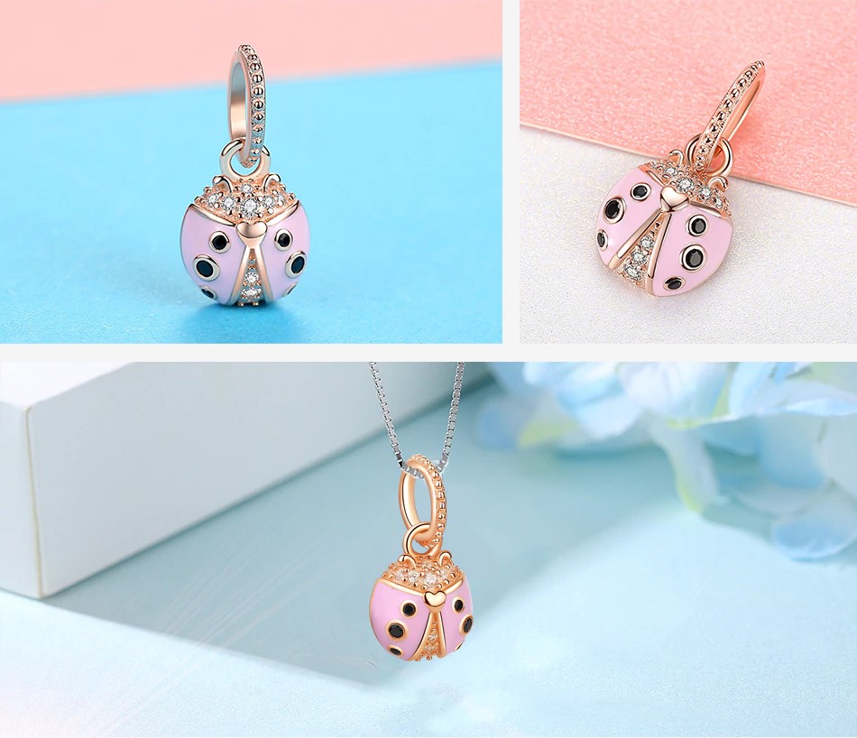 Charm Colgante Catarina con cristales Plata 925