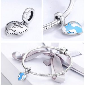 Charm Colgante Amo Viajar Plata 925