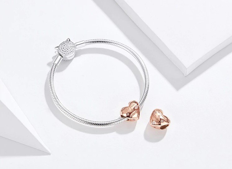 Charm Amor por Siempre Oro Rosa