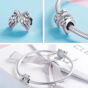 Charm Alas Plata 925