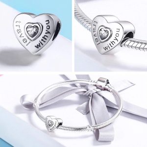 Charm Amo Viajar Contigo Plata 925