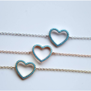 Pulsera "Corazón Brillante"