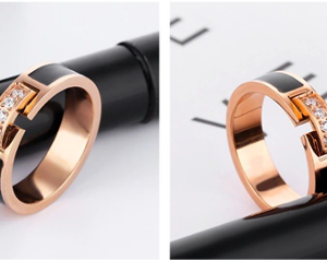 Anillo “Noir Éclat” – Elegancia Atrevida