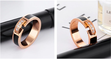 Anillo “Noir Éclat” – Elegancia Atrevida