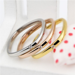Anillos “Trío de Brillo” – Estilo Clásico, Toque Mo