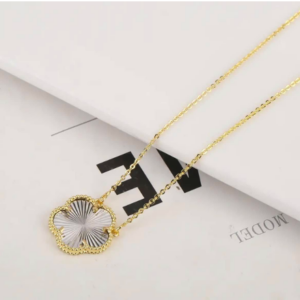 Collar Flor Cristal Dorado – Brillo que Enamora